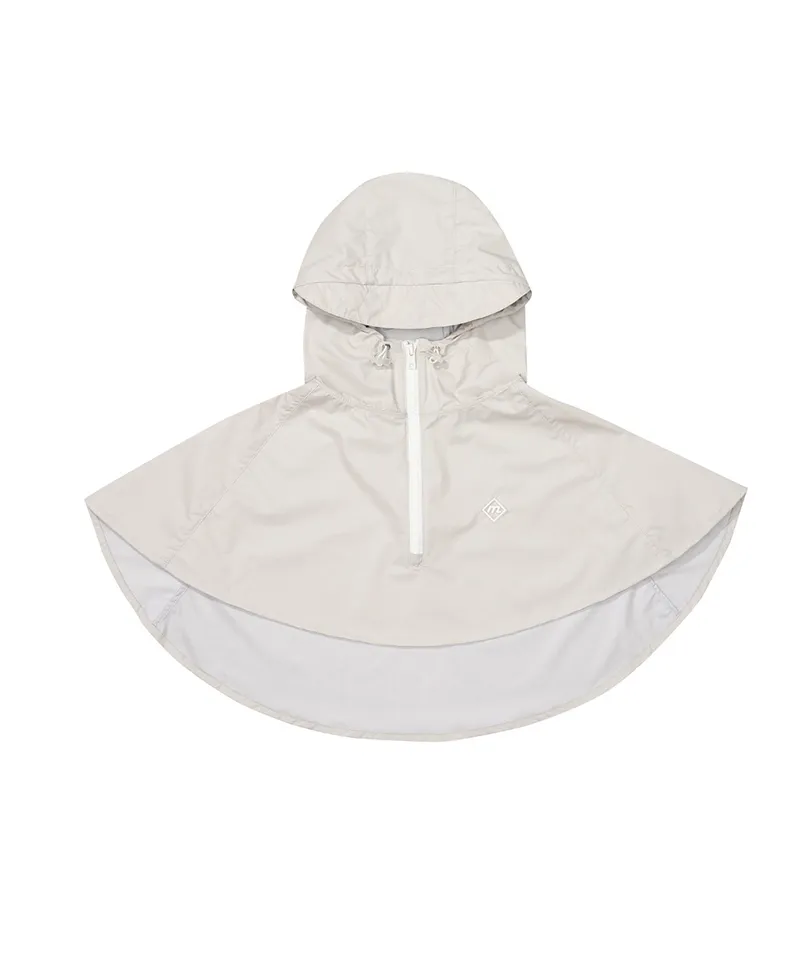 Monday Flow Women's Rain Poncho - Light Beige