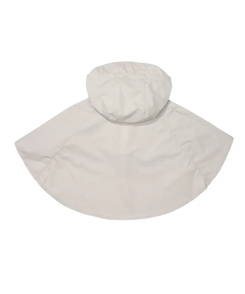 Monday Flow Women's Rain Poncho - Light Beige