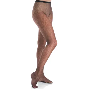 Mondor 321 Seamless Black Fishnet Dance Tights - Adult