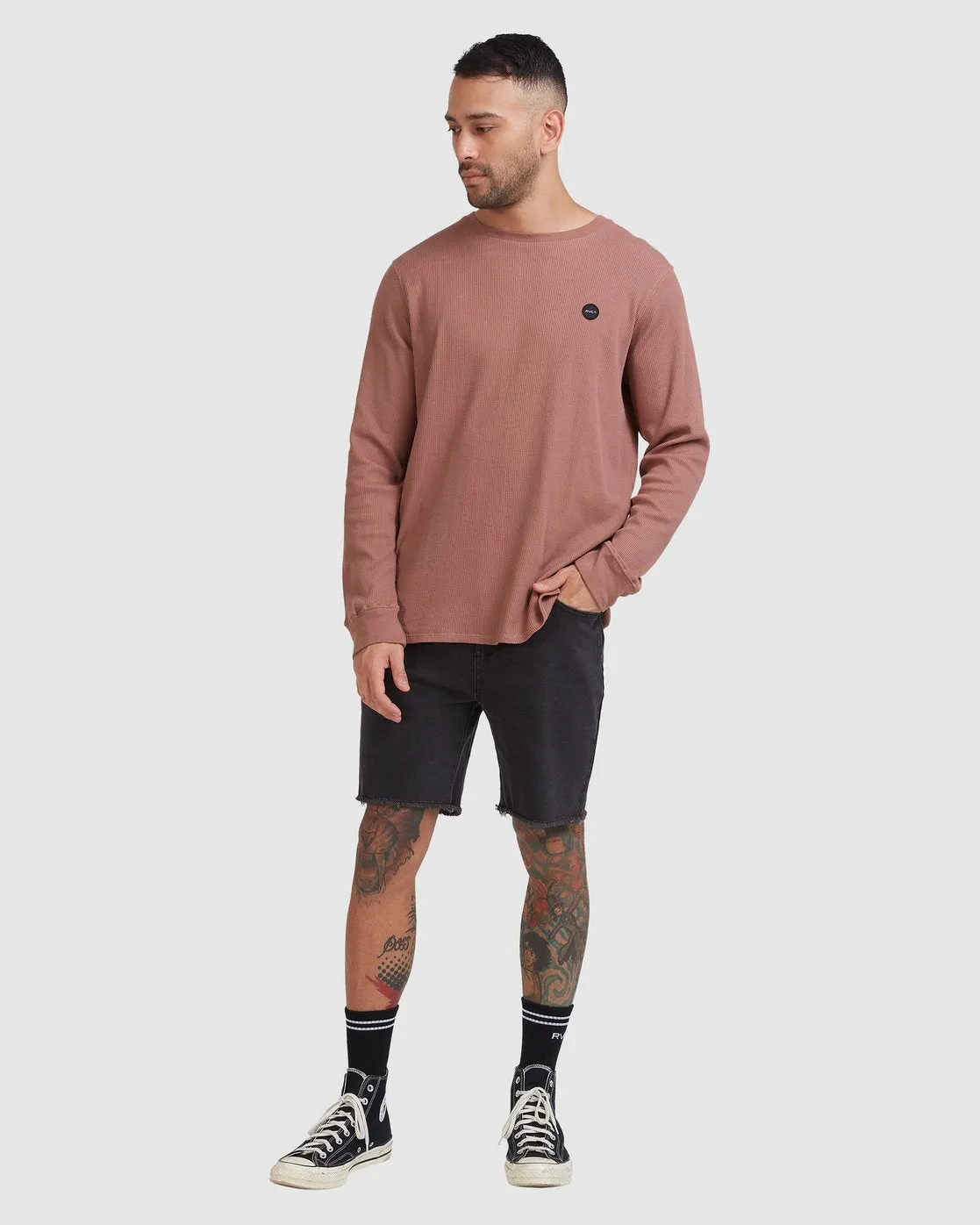 Motors Waffle Long Sleeve Tee