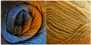 MUSTARD   HAZEL - Embossed Phoenix Scarf KIT