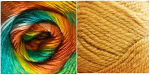 MUSTARD   WHAT A WONDERFUL WORLD - Embossed Phoenix Scarf KIT