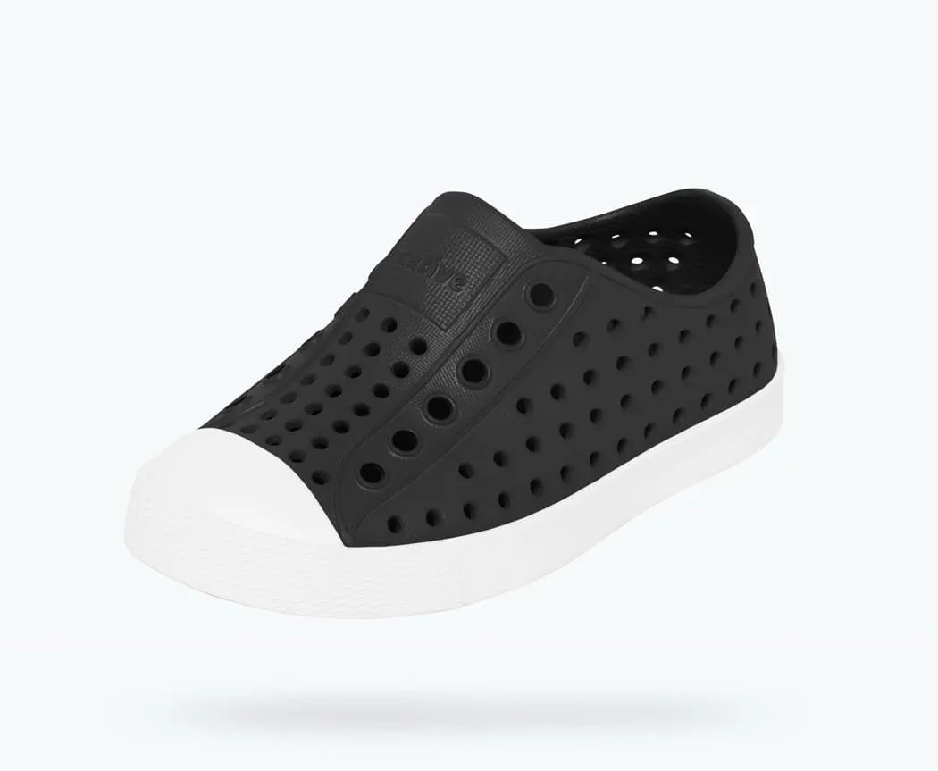 Native Shoes Jiffy Black/Shell White Child/Youth Jefferson Shoe