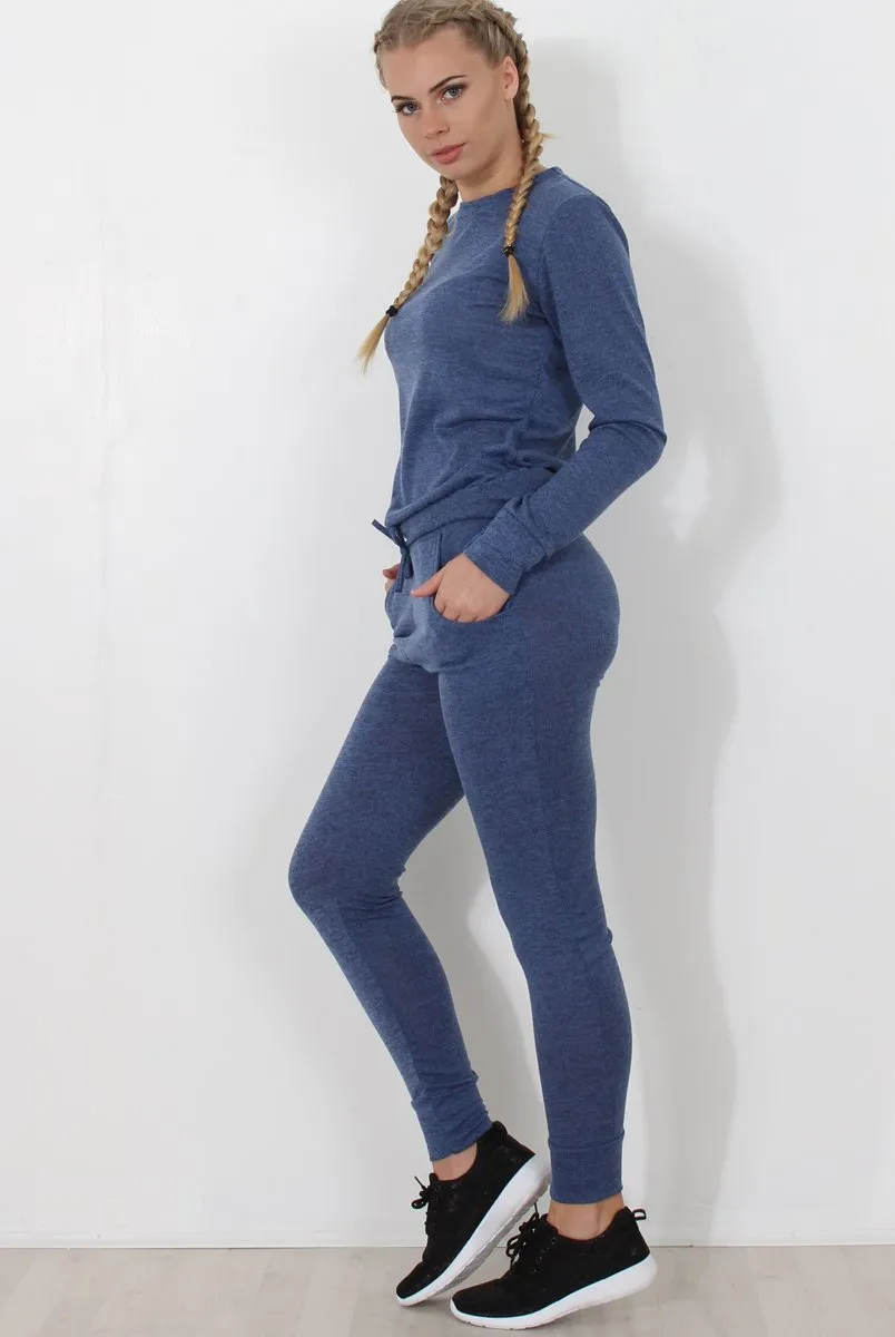 Navy Loungewear Set-Josie
