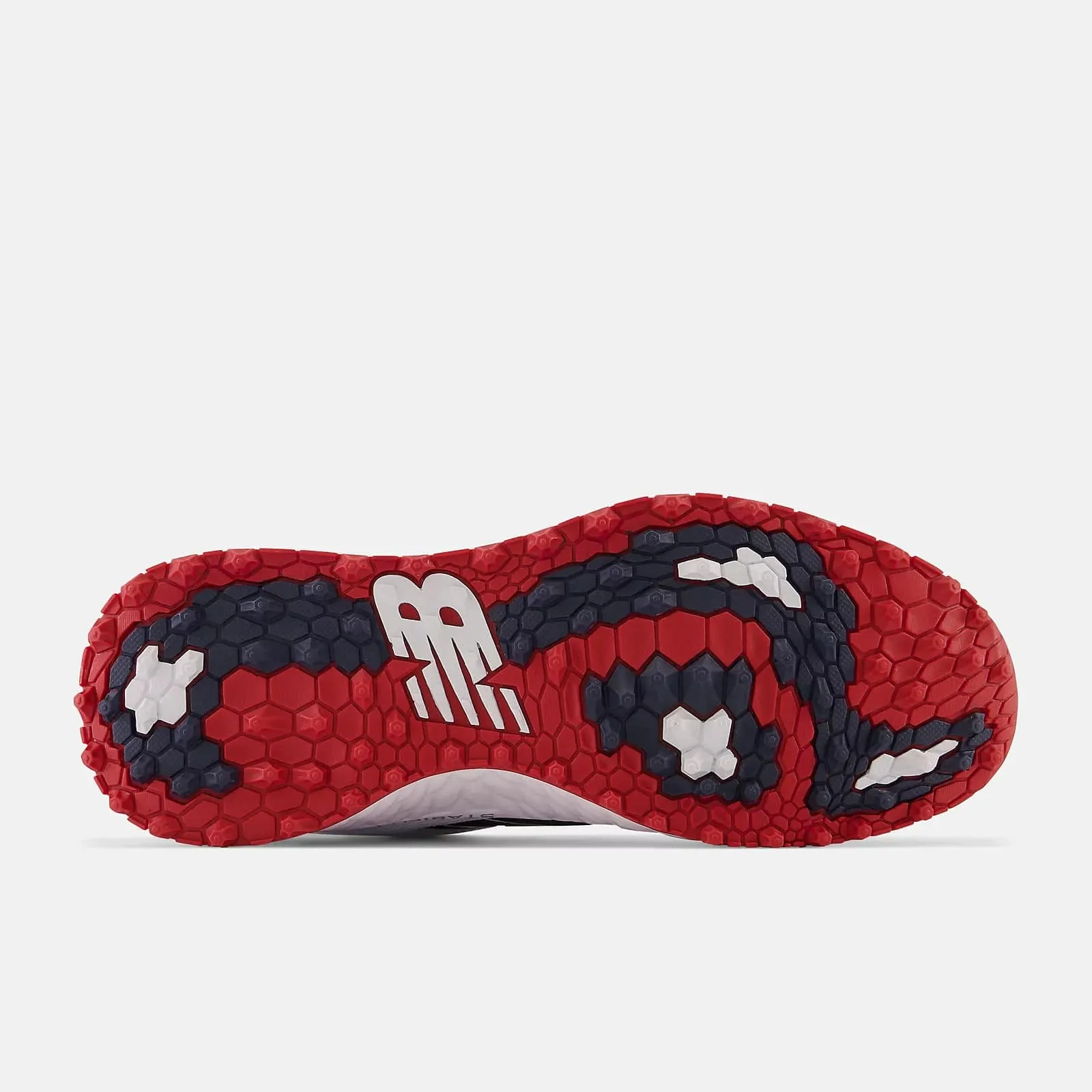 New Balance Mens   Fresh Foam Contend Golf Shoe  - NAVY RED