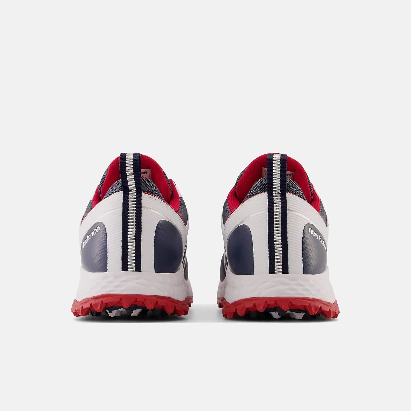 New Balance Mens   Fresh Foam Contend Golf Shoe  - NAVY RED