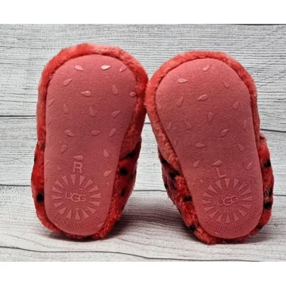 NEW!!! UGG KIDS  Bixbee Watermelon Stuffie Booties Size 04/05