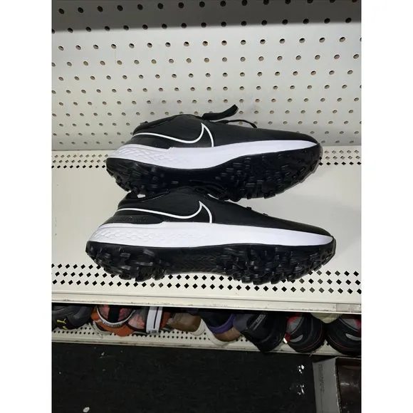 Nike Infinity Pro 2 Mens Spikeless Golf Shoes Size 10 Black White DJ5593-015