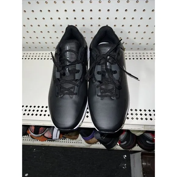 Nike Infinity Pro 2 Mens Spikeless Golf Shoes Size 10 Black White DJ5593-015