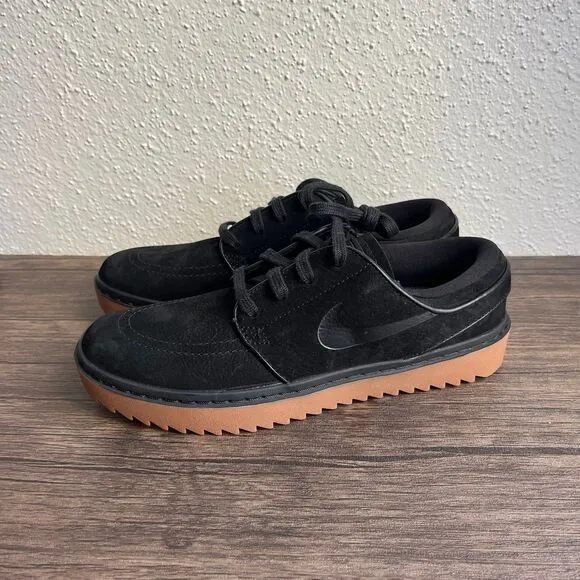 Nike Janoski G Golf Shoes Spikeless Suede‎ Black Gum Men’s Size 7 AT4967-003 New