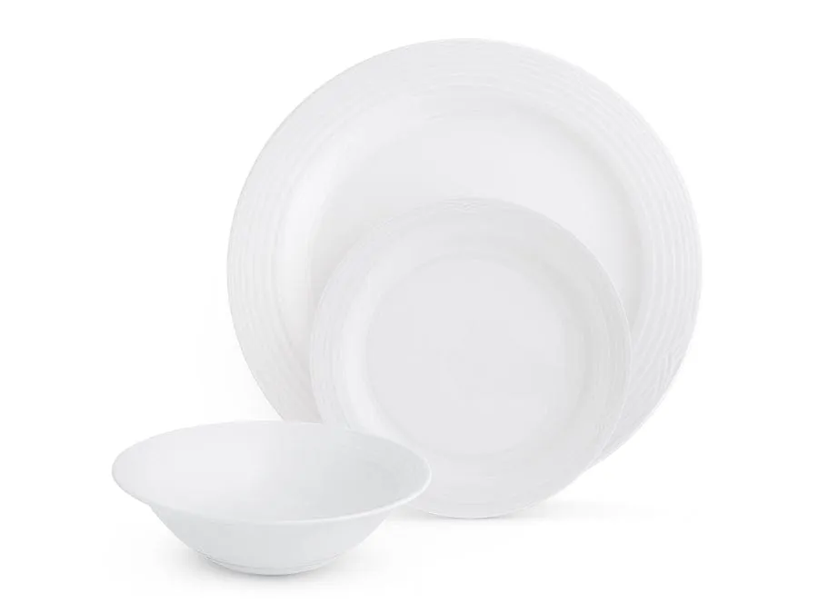 Noritake Arctic White Dinner Set Of 12