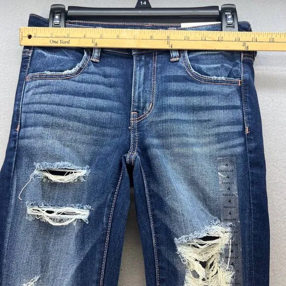 NWT American Eagle Super Stretch X Jeggings Size 4 Regular Low Rise