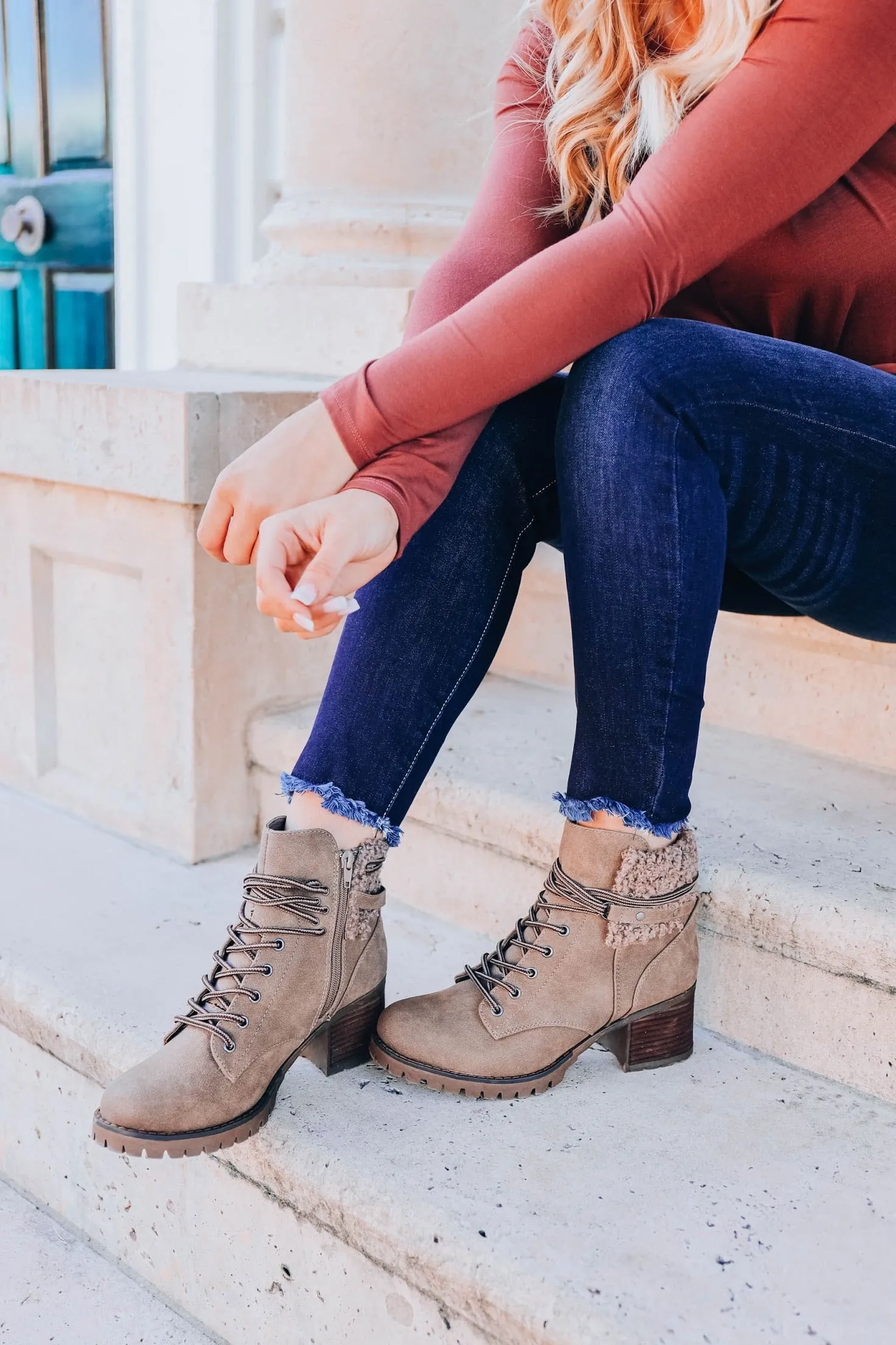 Olivia Booties by Very G - Taupe