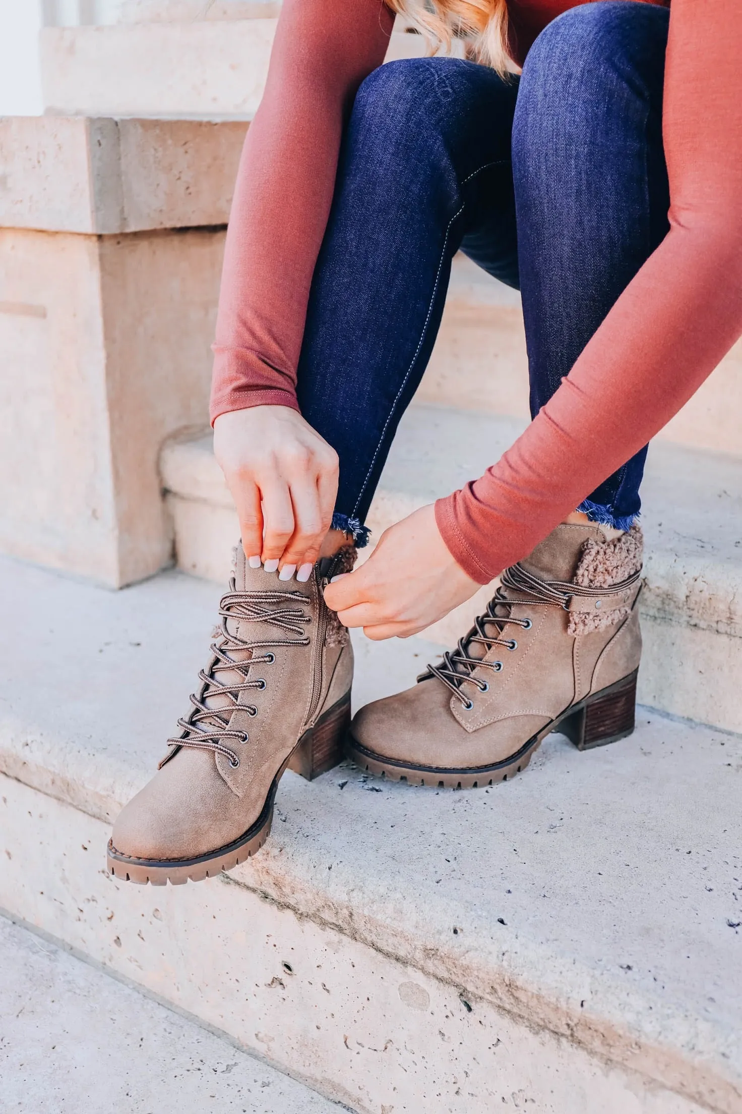 Olivia Booties by Very G - Taupe