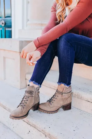 Olivia Booties by Very G - Taupe