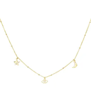 Pavé Charms Necklace