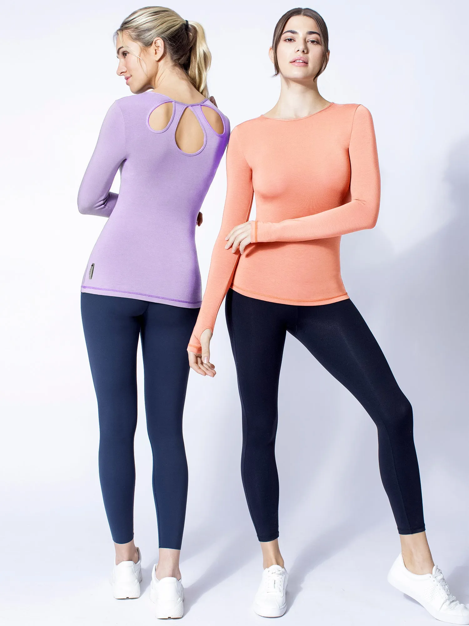 PETAL LONG SLEEVE TEE, COSMO