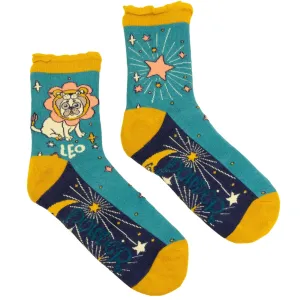 Powder Leo Zodiac Ankle Socks