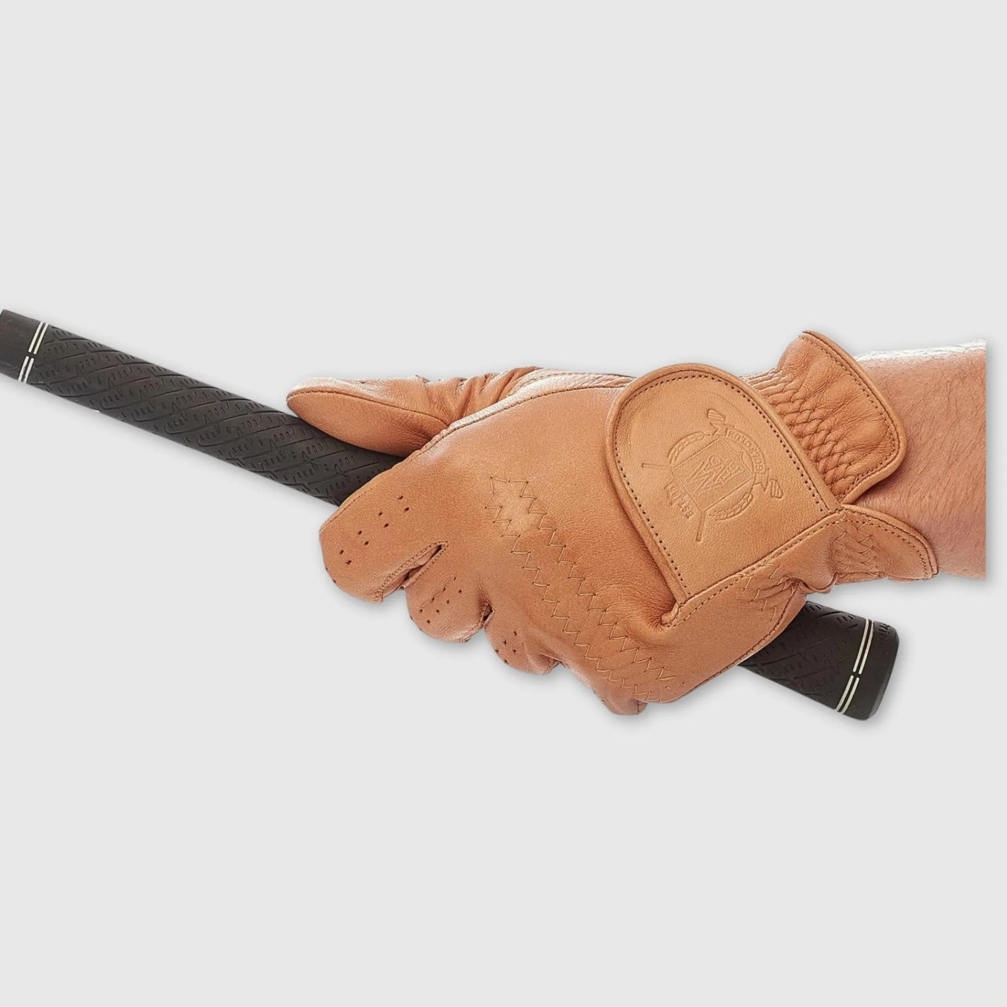 PRO Cream & Tan Cabretta Leather Golf Gloves (2 Pack)