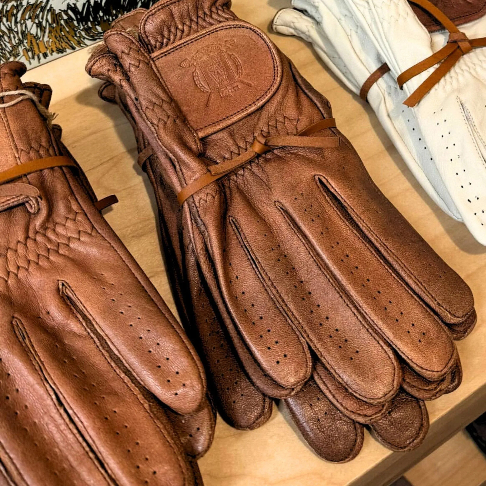 PRO Heritage Brown Cabretta Leather Golf Gloves (2 Pack)