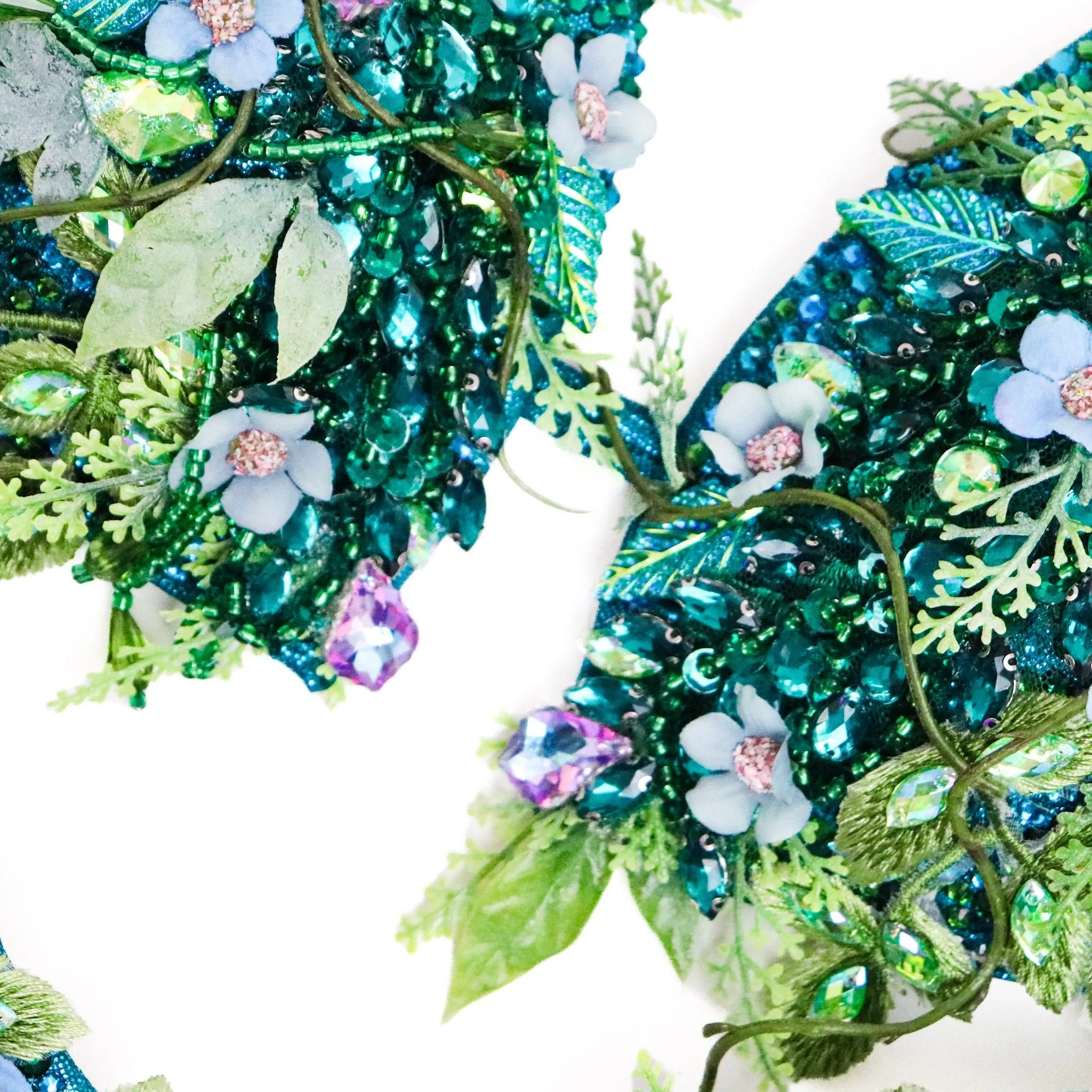 QS ST: Forest Your Couture. Hologram Teal. Large Molded/Pro.