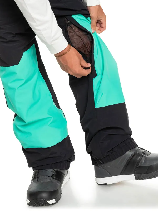 Quiksilver Mens Fly High Shell Snow Bib Pants