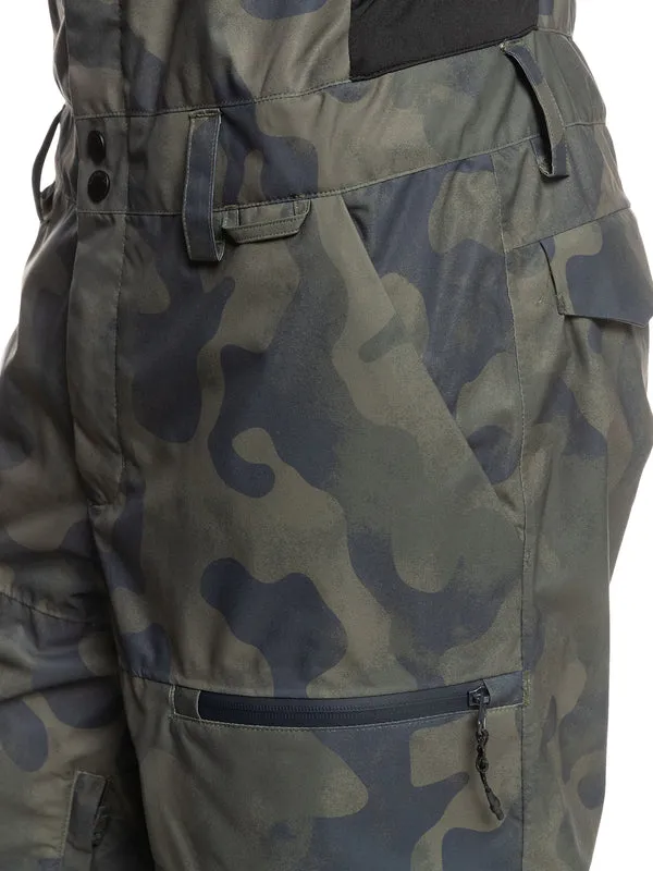 Quiksilver Mens Utility Shell Snow Bib Pants