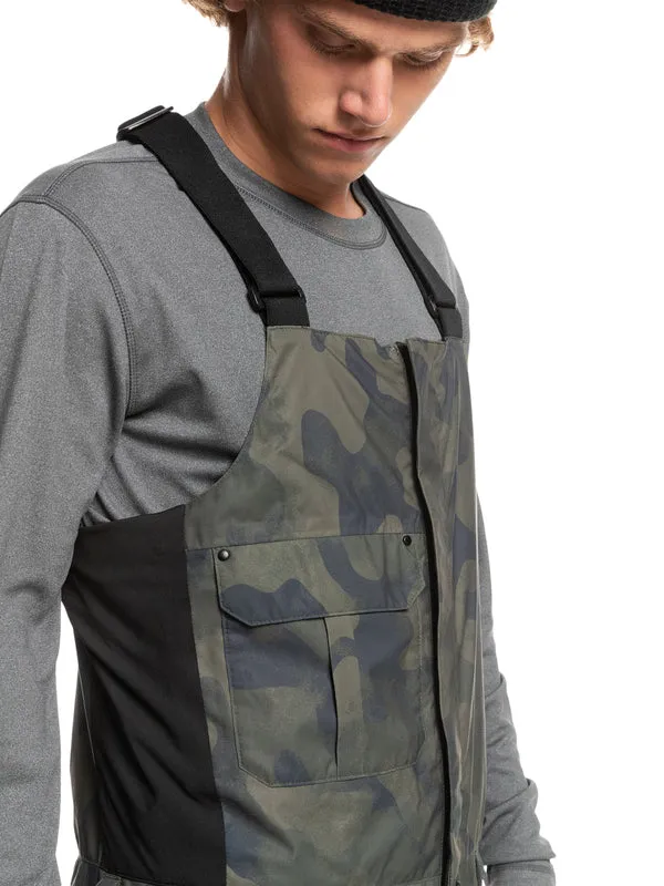 Quiksilver Mens Utility Shell Snow Bib Pants