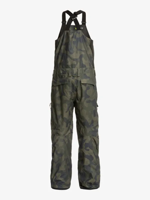 Quiksilver Mens Utility Shell Snow Bib Pants