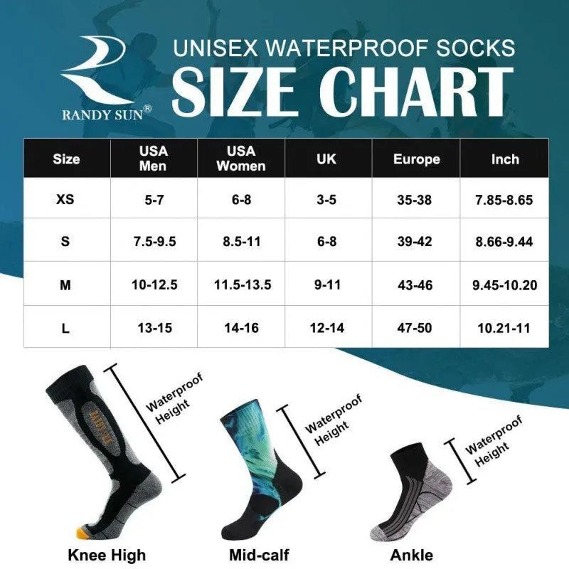 Randy Sun Waterproof Breathable Socks Ankle - X242 - (B-STOCK)
