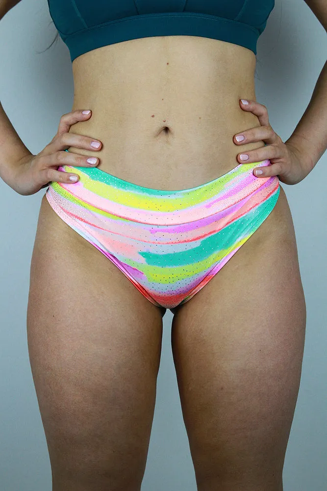 Rarr Brazil Scrunchie Bum Shorts - Snakes