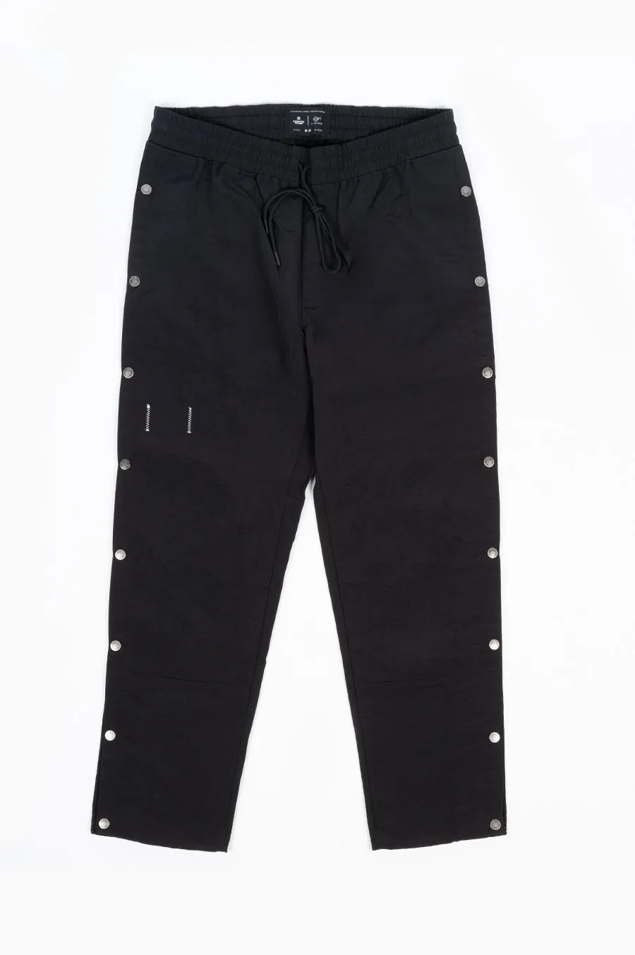 REIGNING CHAMP X JIDE OSIFESO WOVEN NYLON TEAR AWAY PANT BLACK