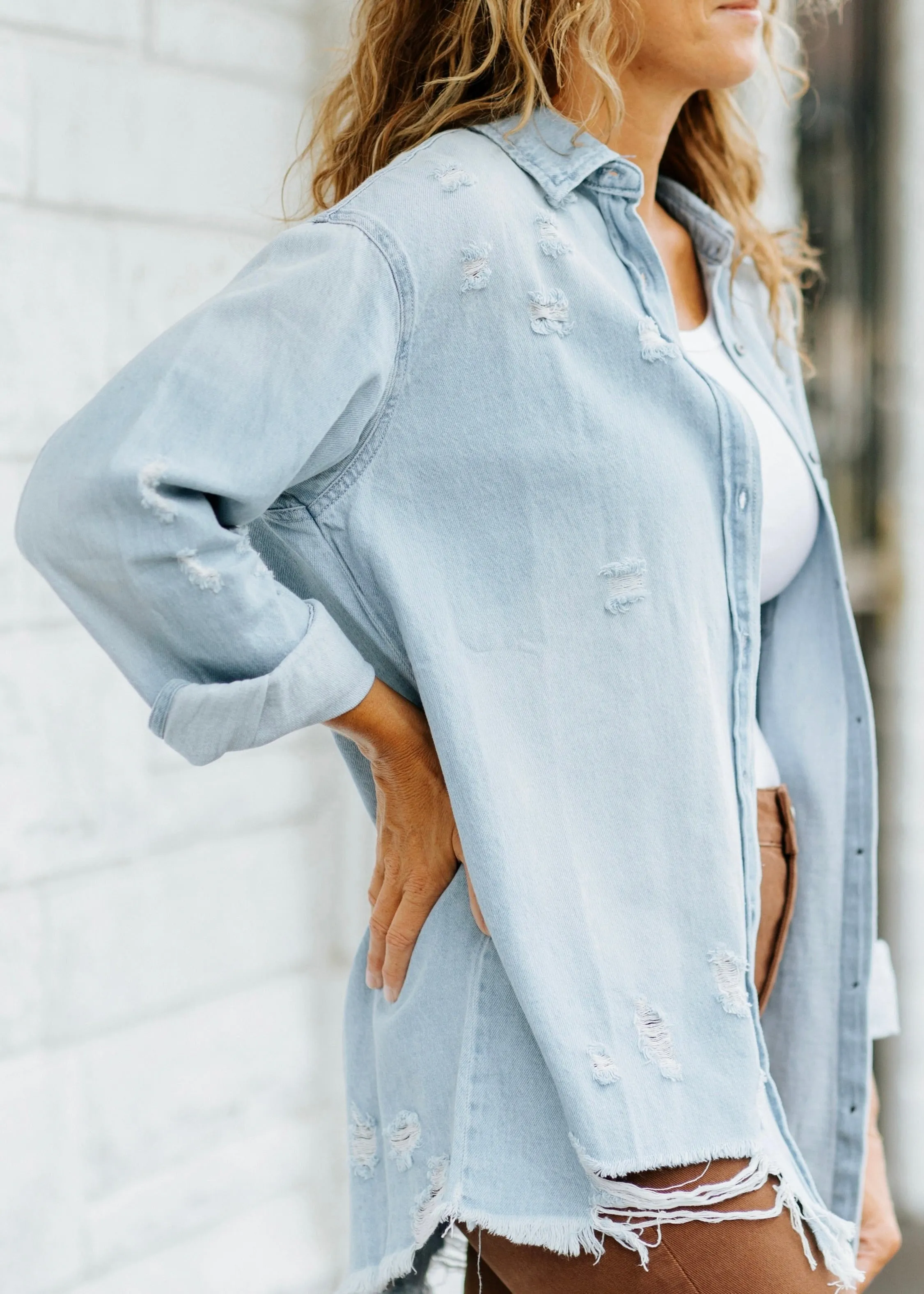 Relaxed Fit Denim Shirt