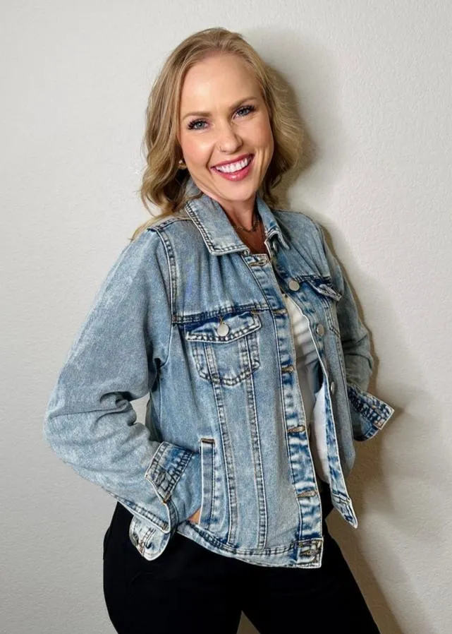 Renee Hooded Denim Jacket