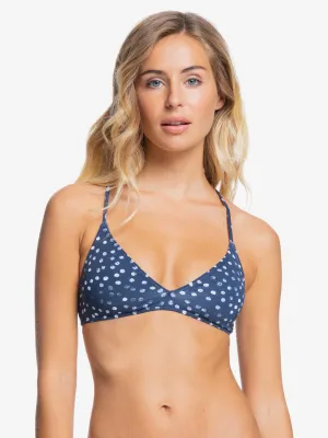 Roxy Womens Printed Beach Classics Athletic Bikini Top