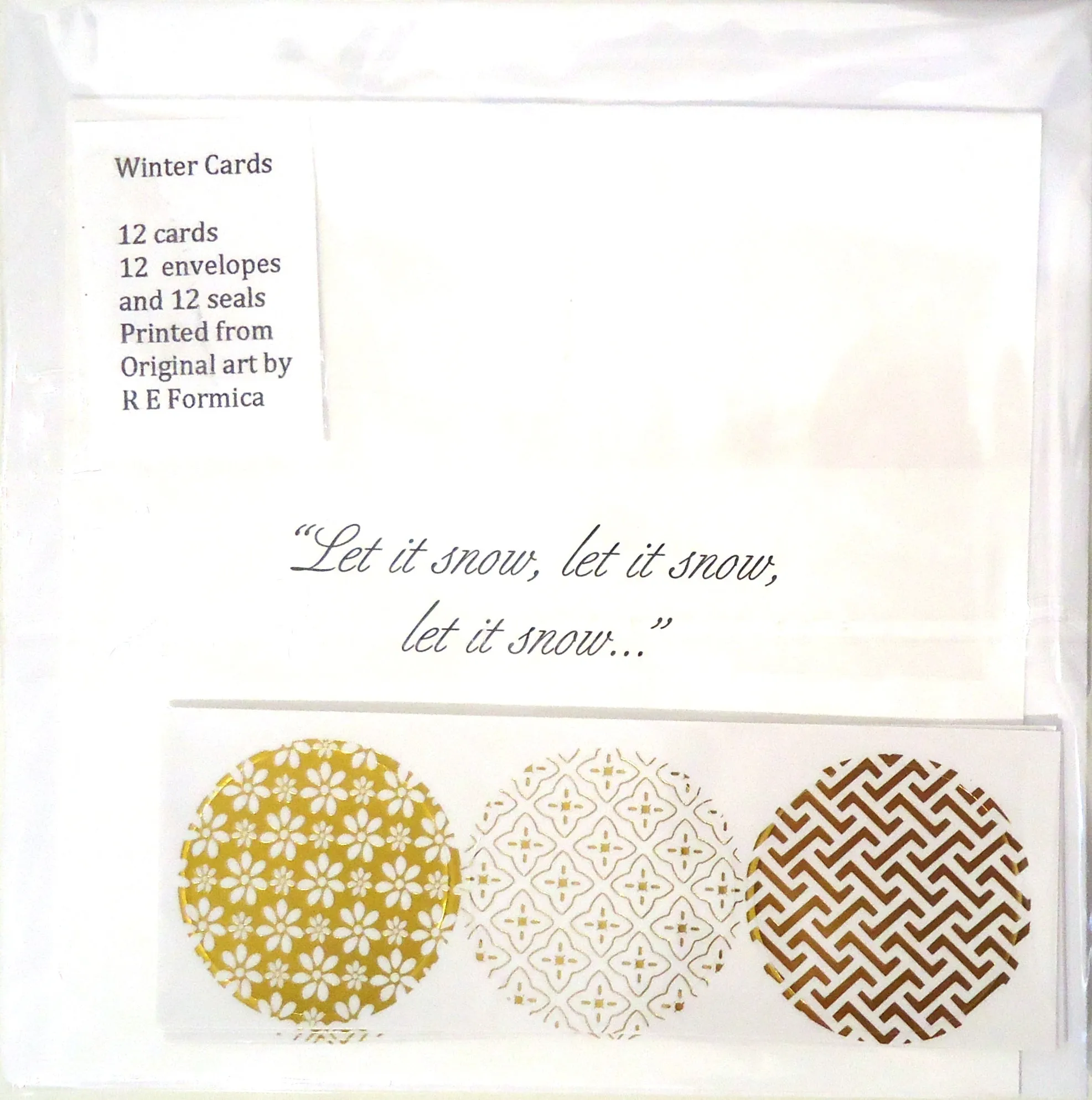 Ruth Formica Winter Notecard Set - Cardinals
