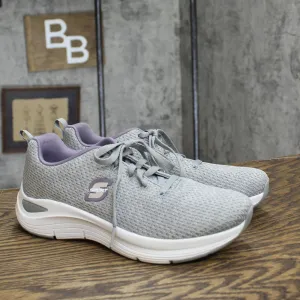 S Sport By Skechers Women's Kamaryn Lace Up Low Top Performance Sneakers Gray 8M