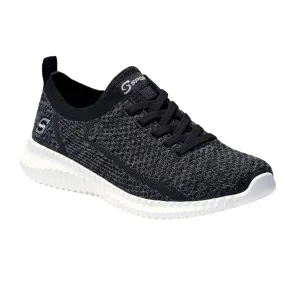 S Sport By Skechers Womens Resse Performance Low Top Sneakers 86518901 Black 11M