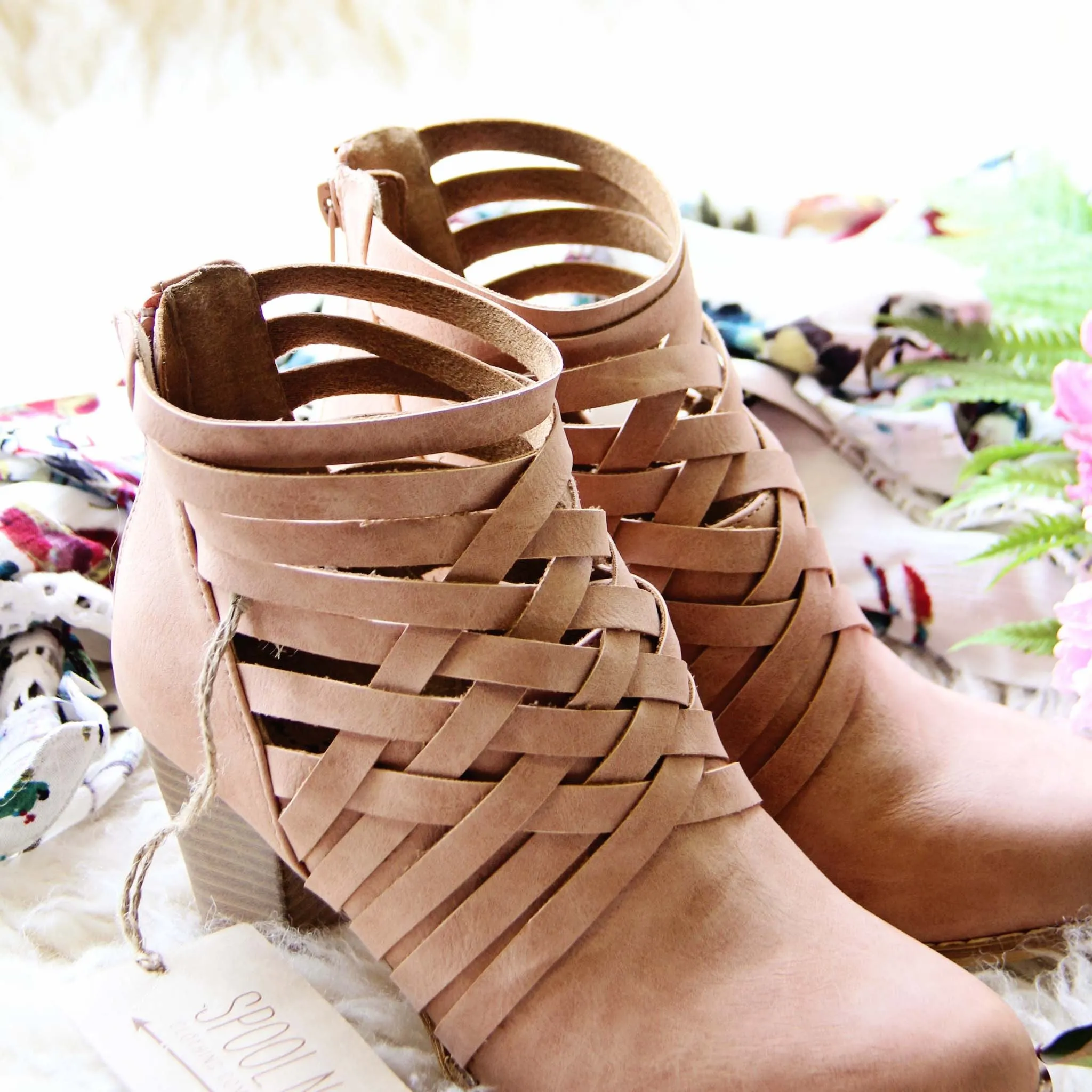 Sabrina Strappy Booties