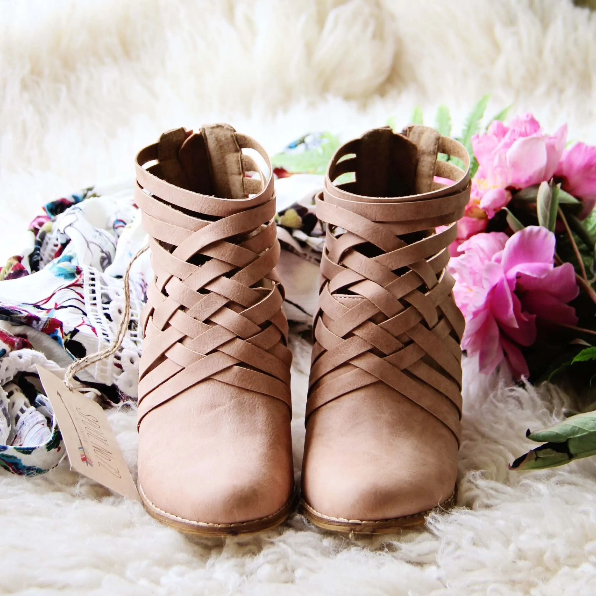 Sabrina Strappy Booties