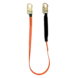 Safewaze FS88560-E V-Line 6' Shock Absorbing Lanyard with Snap Hooks
