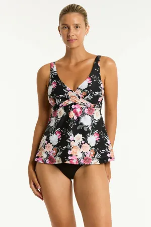 SEA LEVEL- WOMEN'S BELLE CROSS FRONT SWING SWIM TOP