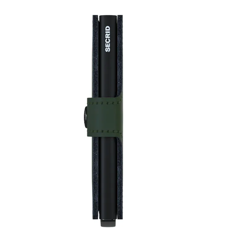 Secrid Mini Wallet - Matte Green / Black