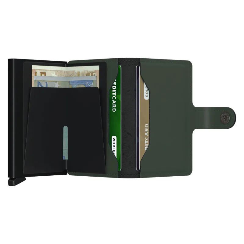 Secrid Mini Wallet - Matte Green / Black