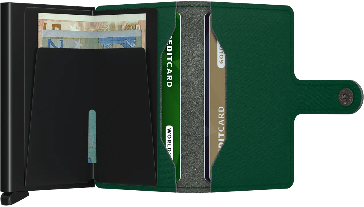 Secrid Mini Wallet - Yard Green (Non-Leather)