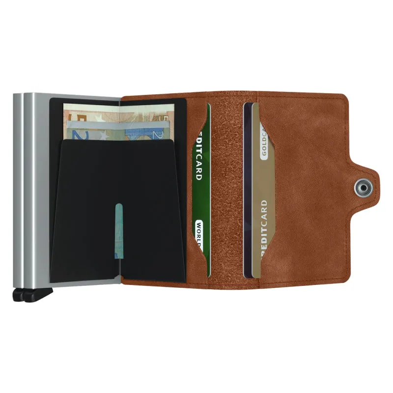Secrid Twin Wallet - Vintage Cognac-Silver