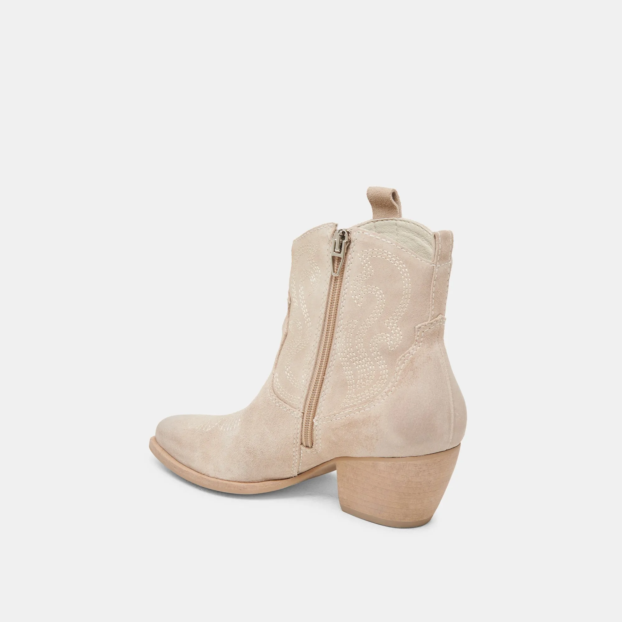 SHANIA BOOTIES TAUPE SUEDE