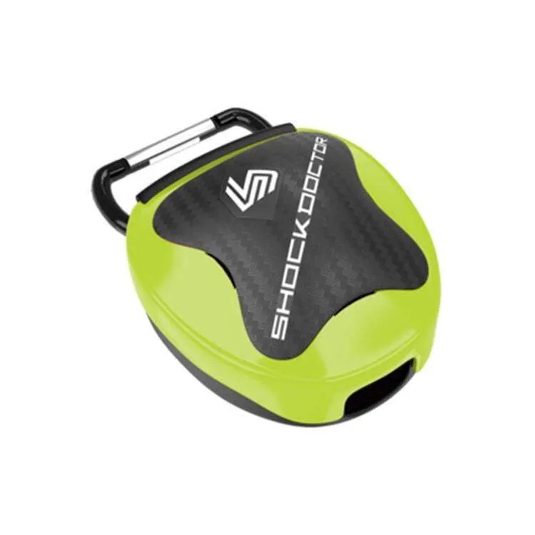 Shock Doctor 107 Mouthguard Case Shock Green - One size