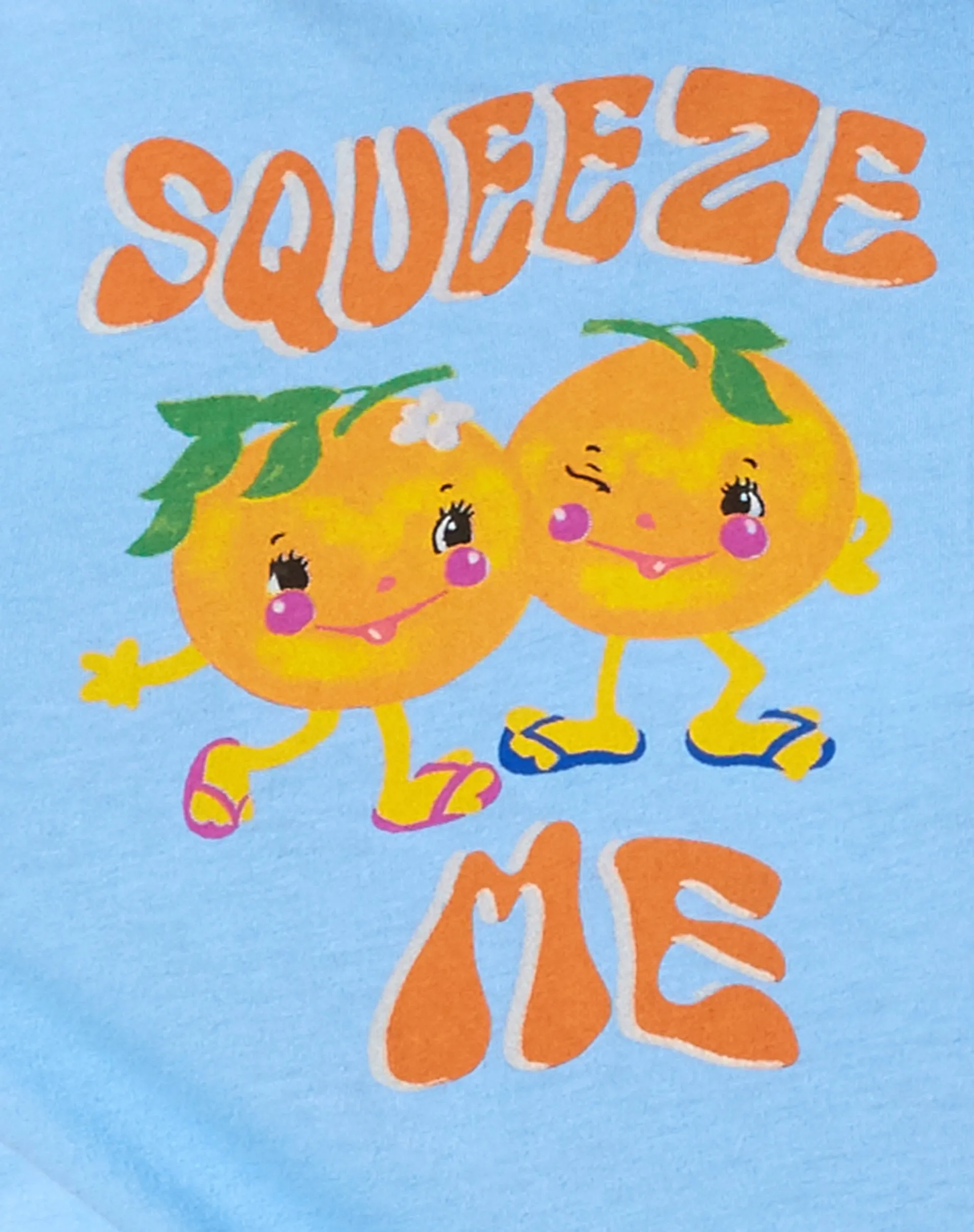 Shrunk Tee in Ocean Blue Squeeze Me