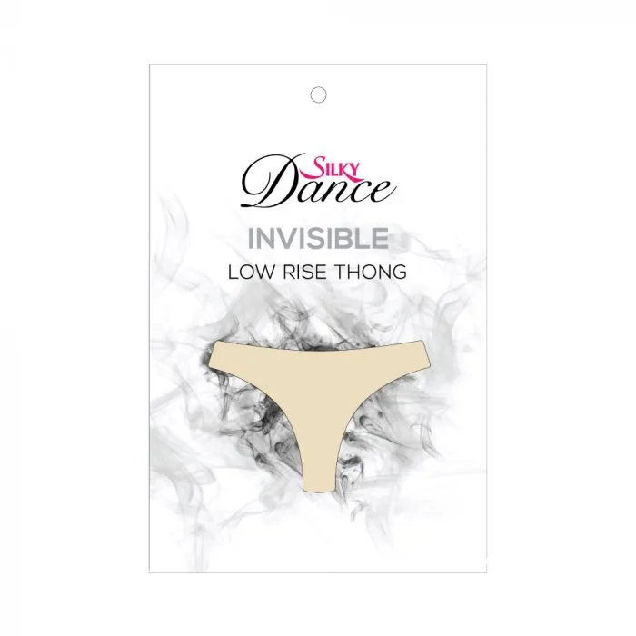 Silky Dance: Invisible low rise thong